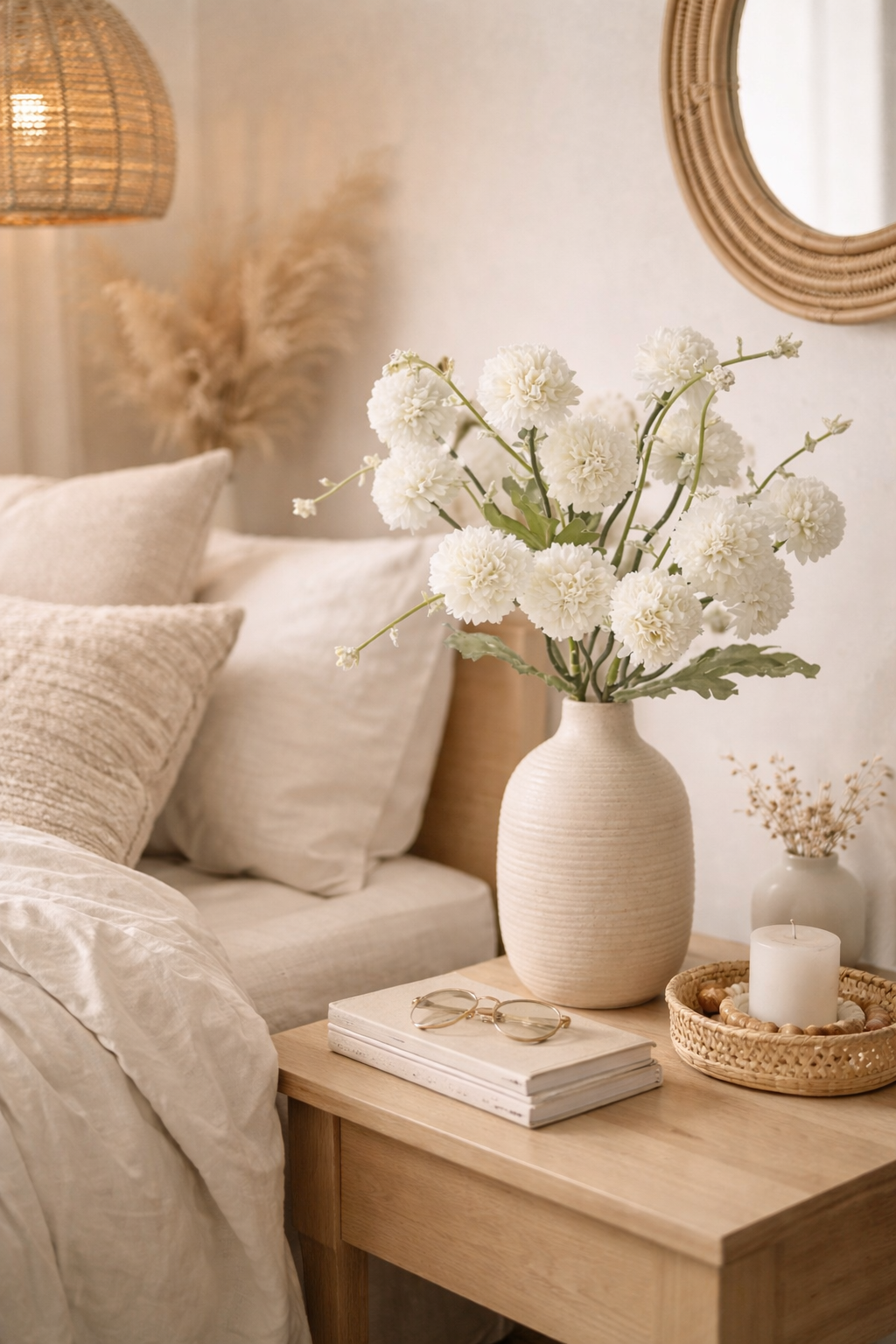 Chrysanthèmes Artificiels en Soie