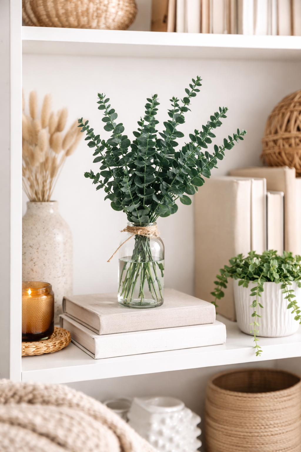 Bouquet de 10 Tiges d’Eucalyptus Artificiel