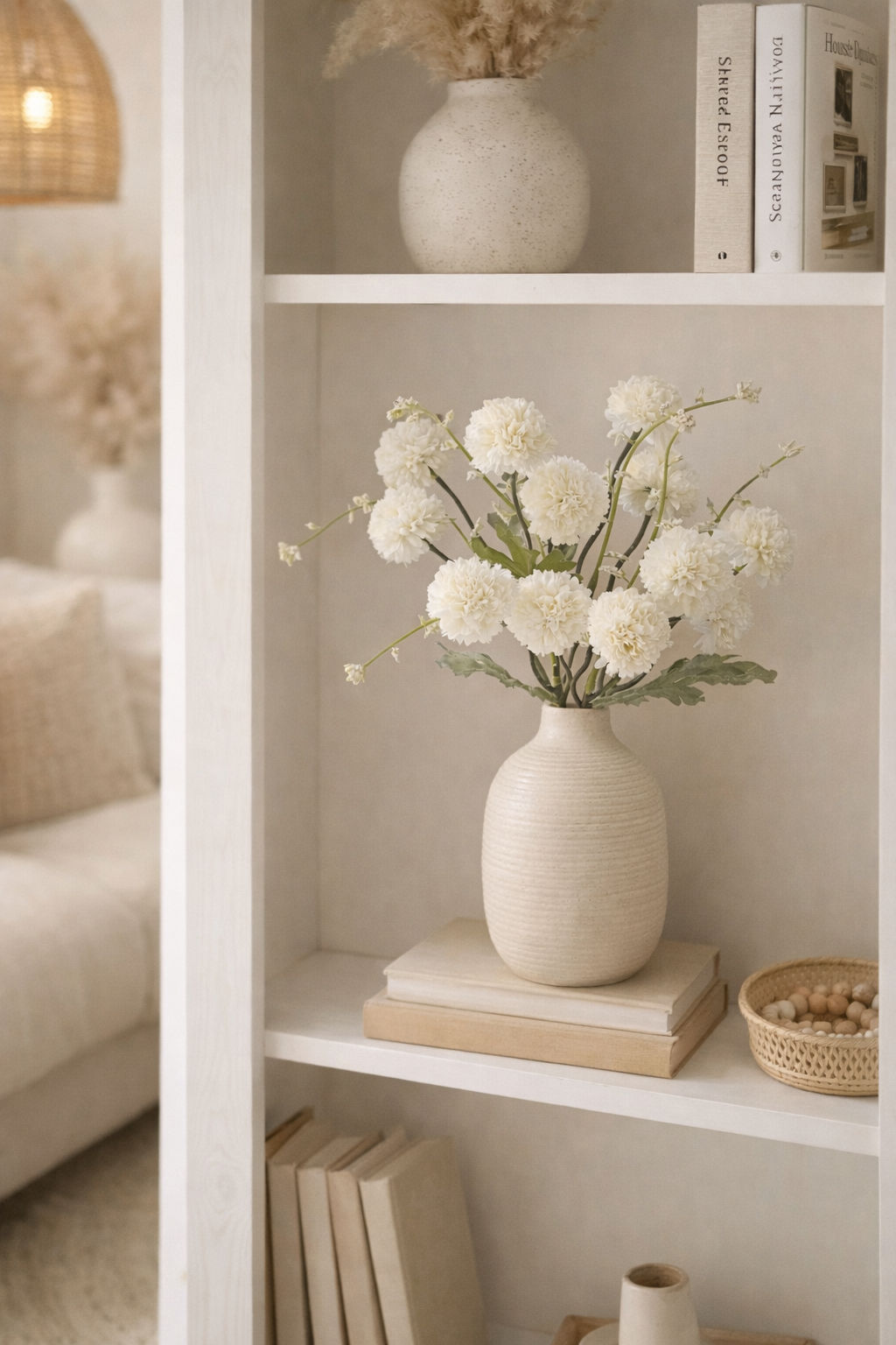 Chrysanthèmes Artificiels en Soie
