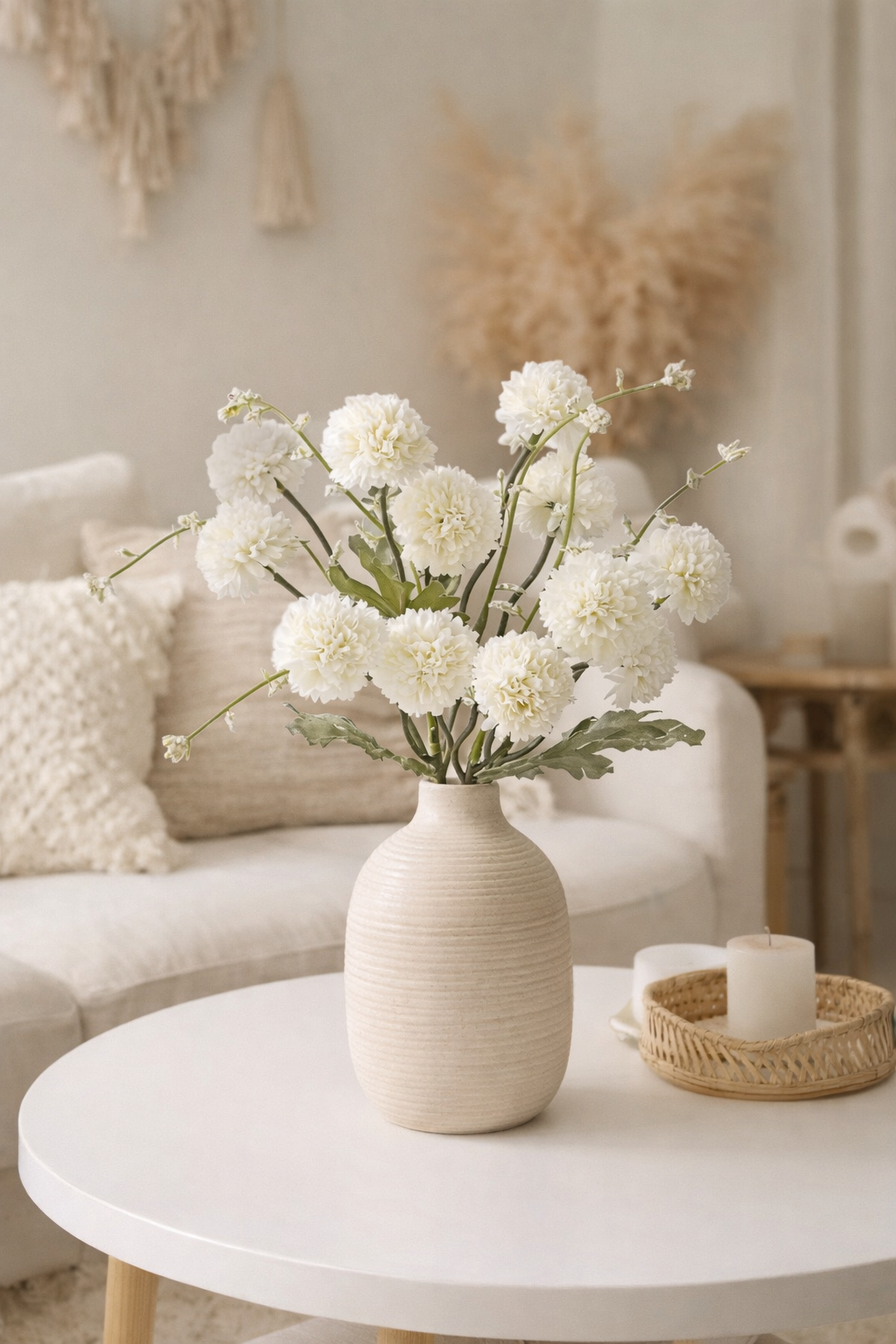 Chrysanthèmes Artificiels en Soie
